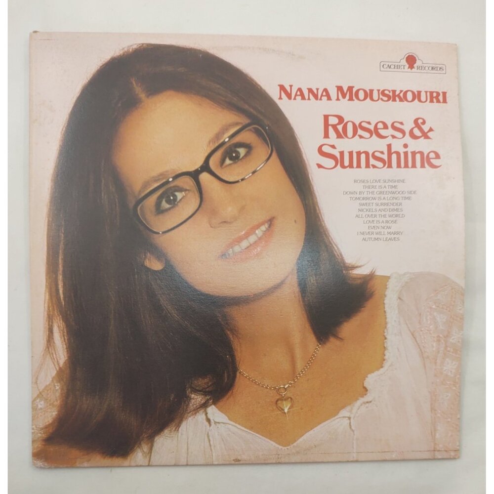 Nana Mouskouri - Roses & Sunshine LP Cachet CL 3-3000 Canada 1979 Stereo